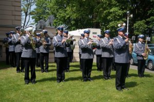 Orkiestra KWP Katowice.