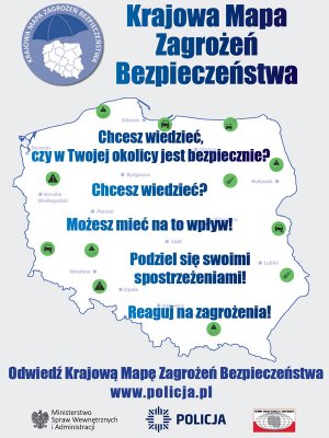 krajowa mapa - plakat.