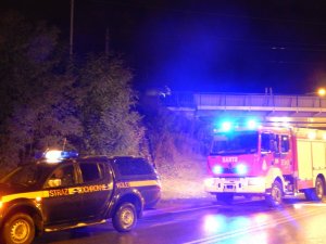 straż pożarta i SOK