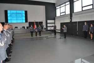 Uroczystości wręczenia listów gratulacyjnych.