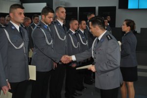 Uroczystości wręczenia listów gratulacyjnych.