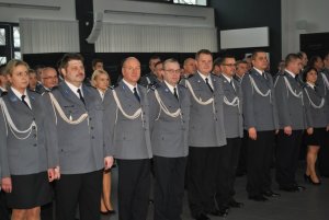 Uroczystość wręczenia listów gratulacyjnych.