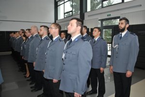 Uroczystość wręczenia listów gratulacyjnych.