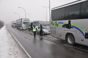 Akcja policji i ITD.