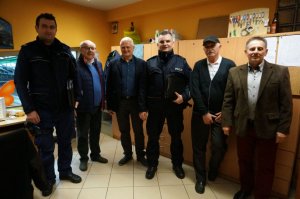 Dzielnicowi na spotkaniu Zarządu Stowarzyszenia Kupców.