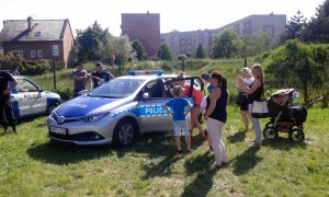 Dzielnicowi na festynie.