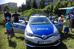 Dzielnicowi na festynie.