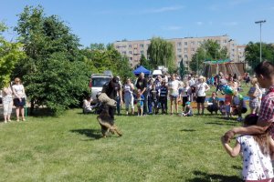 Dzielnicowi na festynie.