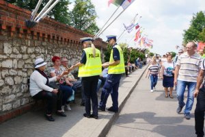 Zabezpieczenie pielgrzymki Rodziny Radia Maryja na Jasną Górę.