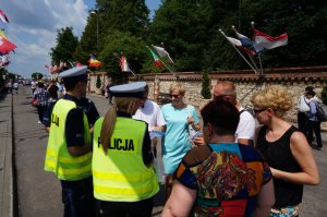 Zabezpieczenie pielgrzymki Rodziny Radia Maryja na Jasną Górę.