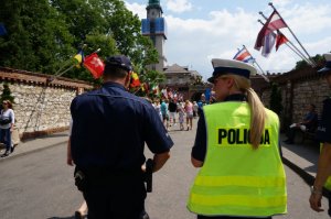 Zabezpieczenie pielgrzymki Rodziny Radia Maryja na Jasną Górę.