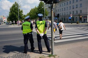 Zabezpieczenie pielgrzymki Rodziny Radia Maryja na Jasną Górę.