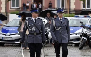 Święto Policji w Częstochowie. Uroczystości na Placu Biegańskiego.