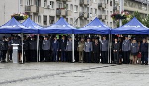 Święto Policji w Częstochowie. Uroczystości na Placu Biegańskiego.