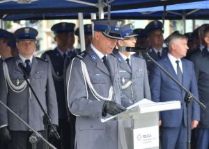 Święto Policji w Częstochowie. Uroczystości na Placu Biegańskiego.