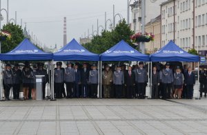 Święto Policji w Częstochowie. Uroczystości na Placu Biegańskiego.