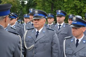 Święto Policji w Częstochowie. Uroczystości na Placu Biegańskiego.