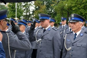 Święto Policji w Częstochowie. Uroczystości na Placu Biegańskiego.