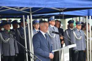 Święto Policji w Częstochowie. Uroczystości na Placu Biegańskiego.