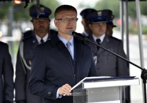 Święto Policji w Częstochowie. Uroczystości na Placu Biegańskiego.