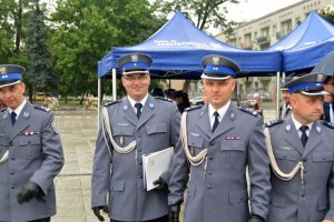 Święto Policji w Częstochowie. Uroczystości na Placu Biegańskiego.