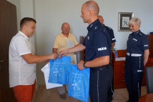 Spotkanie komendanta z mieszkańcami.