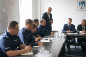 Spotkanie w Urzędzie Miasta Częstochowy.