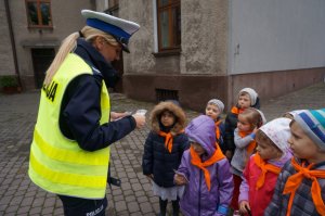 Pogadanka z policjantką.