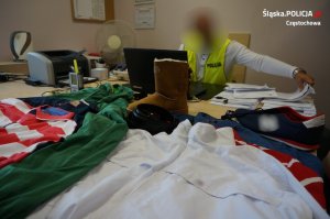 Zabezpieczone ubrania.