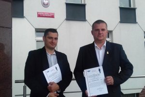 Wyróżnieni policjanci i pracownicy cywilni.