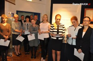 Wyróżnieni policjanci i pracownicy cywilni.