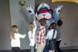 Prelekcja w teatrze w Częstochowie.