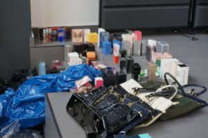 Zarekwirowane podróbki.