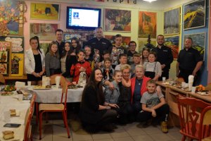 Mikołajkową wizyta u dzieci.