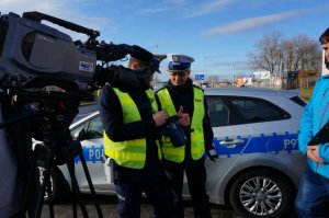 Nowy miernik prędkości dla częstochowskiej drogówki – briefing prasowy