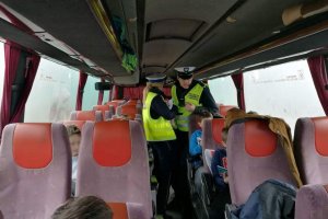 Bezpieczne ferie z częstochowską drogówką i funkcjonariuszami ITD