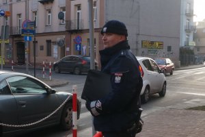 Dzielnicowi z Częstochowy dbają o bezpieczeństwo pieszych