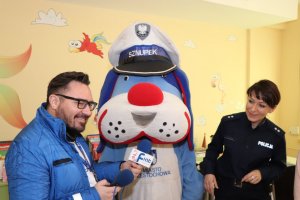 Sznupek odwiedził dzieci w szpitalu