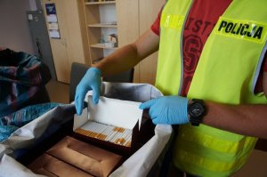 Zabezpieczony materiał dowodowy.