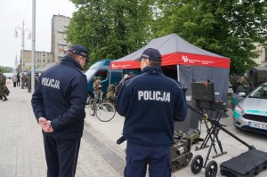 Częstochowscy policjanci na pikniku służb mundurowych
