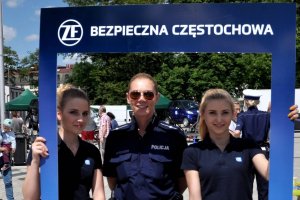 „Bezpieczna Częstochowa&quot; na Placu Biegańskiego