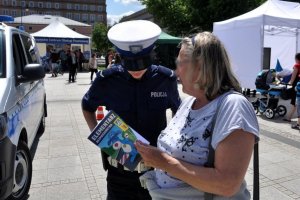 „Bezpieczna Częstochowa&quot; na Placu Biegańskiego