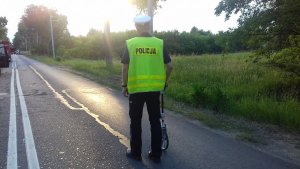 Wypadek śmiertelny z udziałem rowerzysty