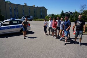 W Częstochowie policjanci szkolą się z techniki jazdy