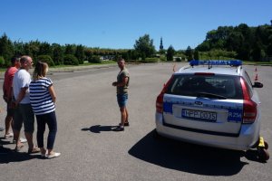 W Częstochowie policjanci szkolą się z techniki jazdy