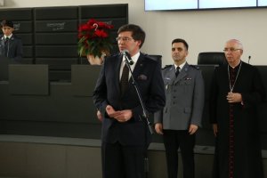 Spotkanie wigilijne częstochowskich policjantów