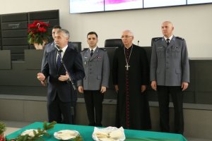 Spotkanie wigilijne częstochowskich policjantów