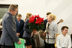 Spotkanie wigilijne częstochowskich policjantów