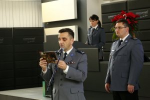 Spotkanie wigilijne częstochowskich policjantów