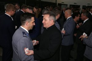 Spotkanie wigilijne częstochowskich policjantów